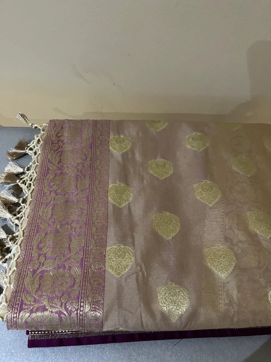 Beautifully embroidered sarees, multiple colors image indicator(4)