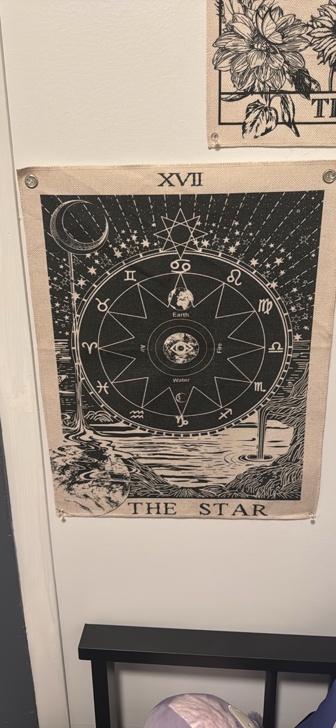 Set of Three Tarot-Inspired Wall Tapestries - photo 2