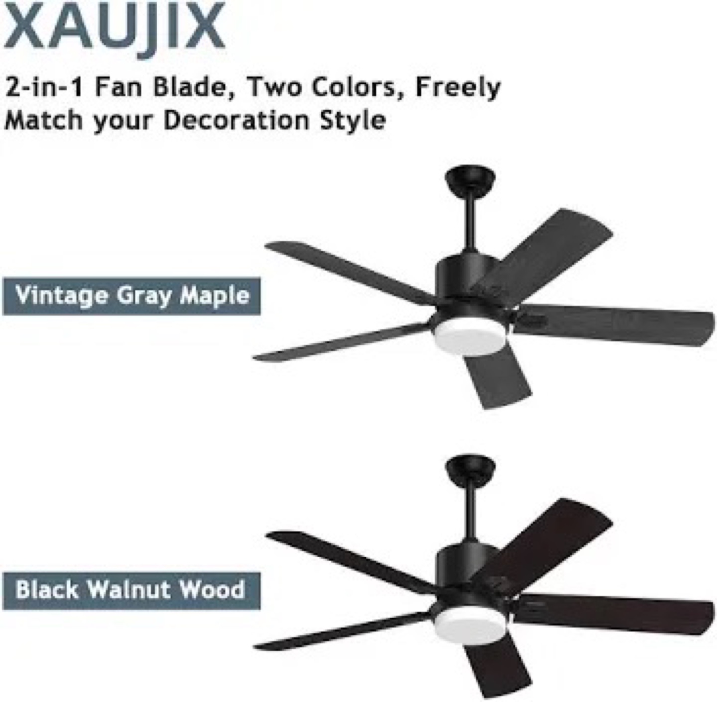 52in Ceiling Fan with Light and Remote (Brand New) - photo 3