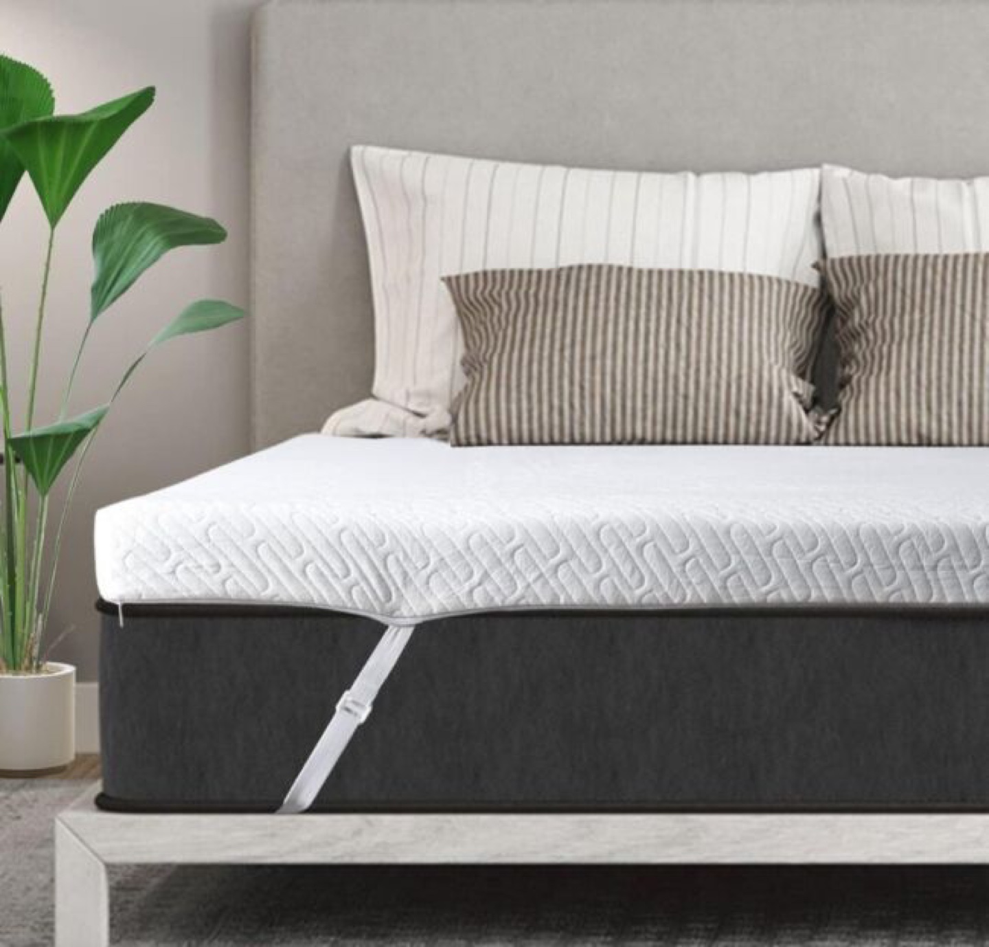 3 Inch Memory Foam Mattress Topper - Queen Size