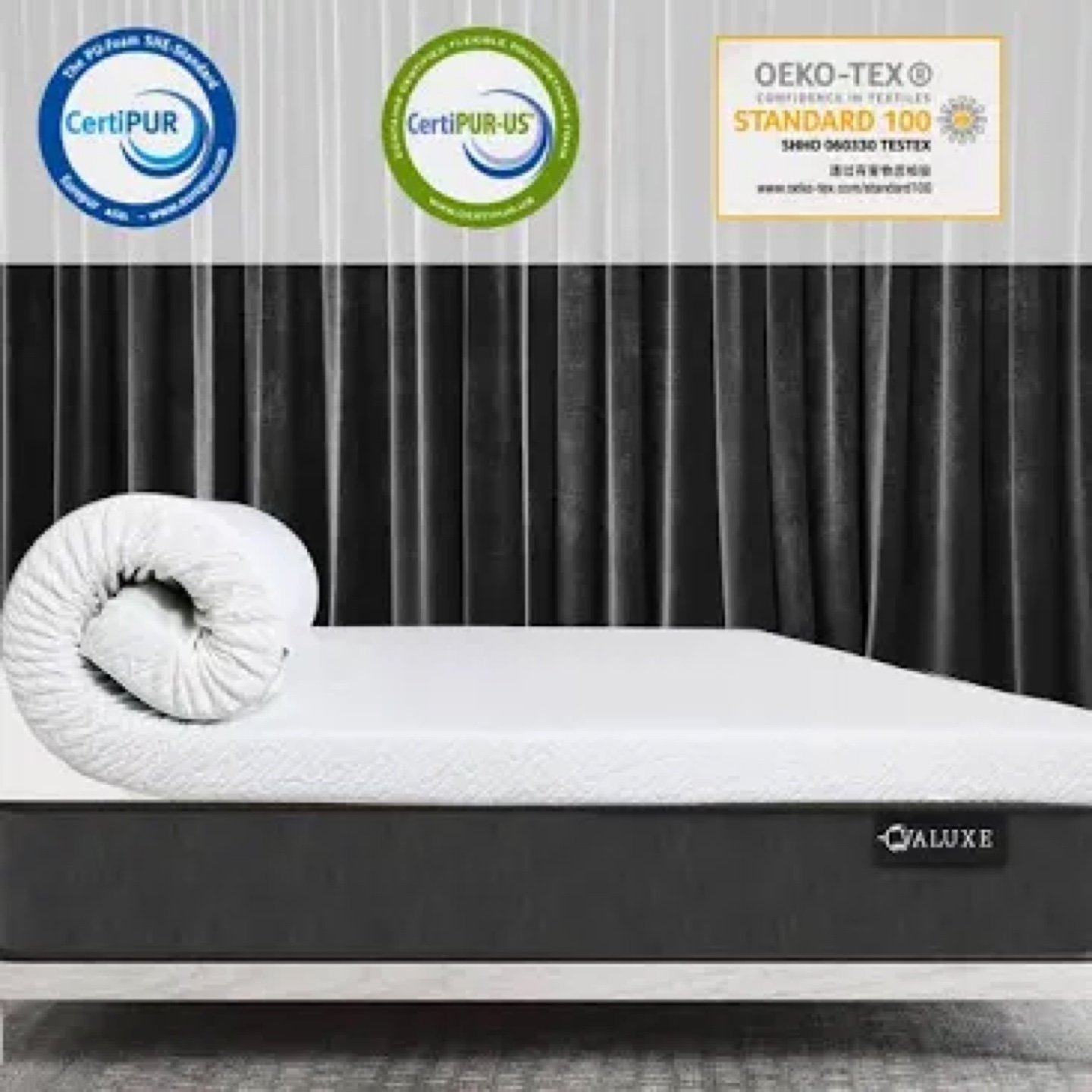 3 Inch Memory Foam Mattress Topper - Queen Size - photo 2