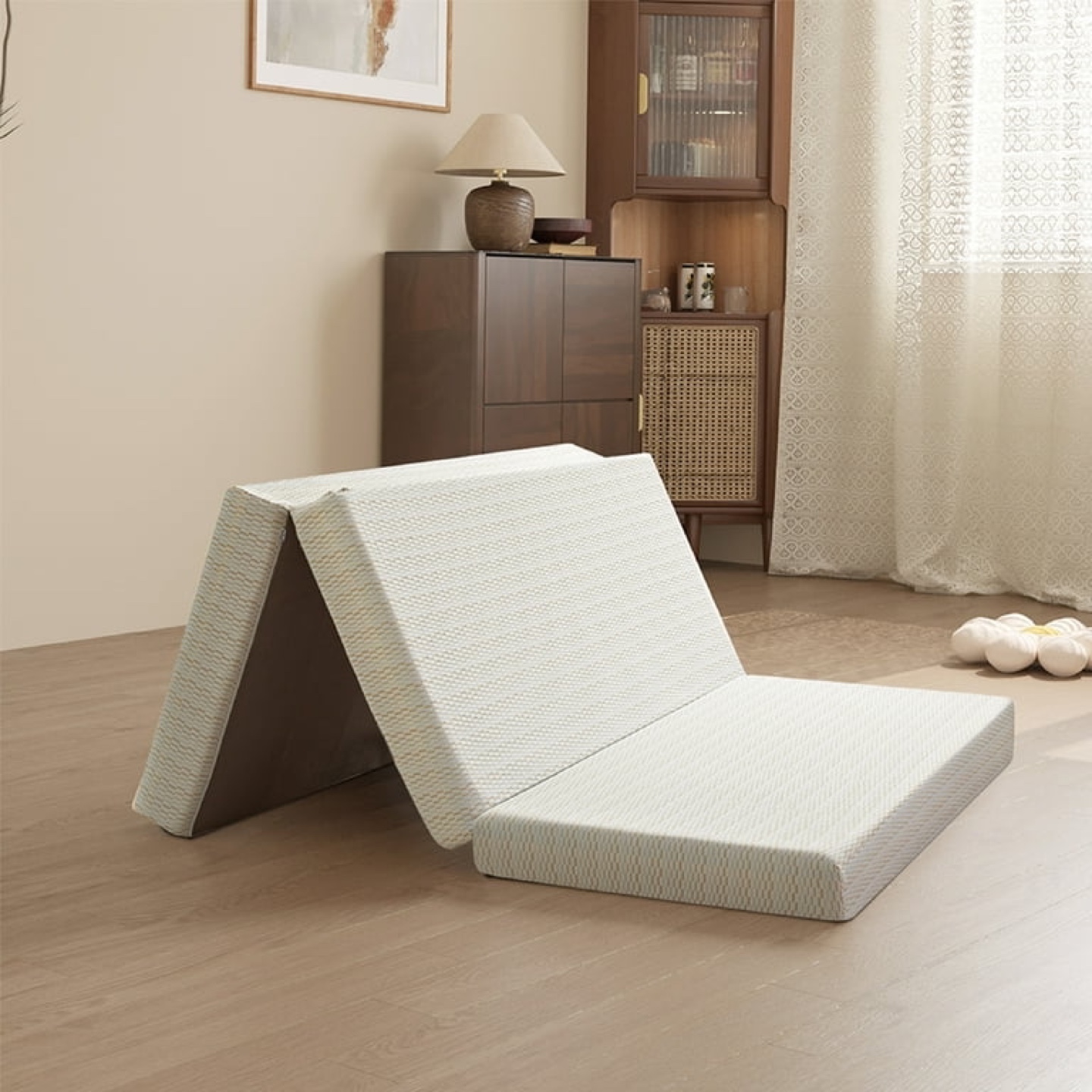 4inch Tri-Fold Portable Mattress Twin Size