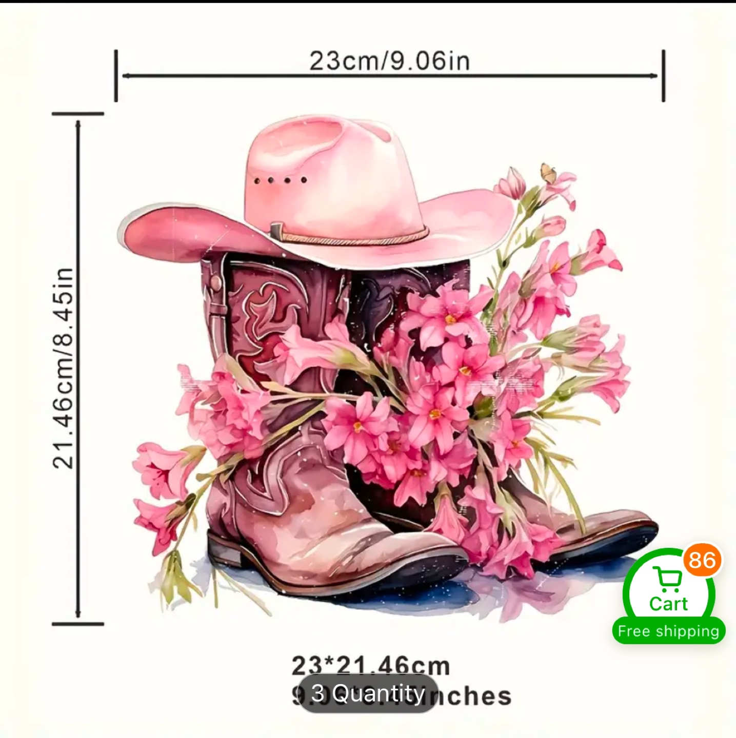 Cowgirl Designs Iron-On Patches