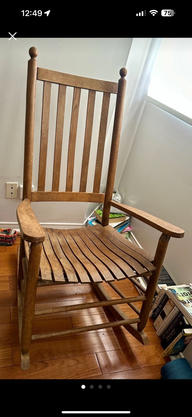 Vintage Wooden Rocking Chair