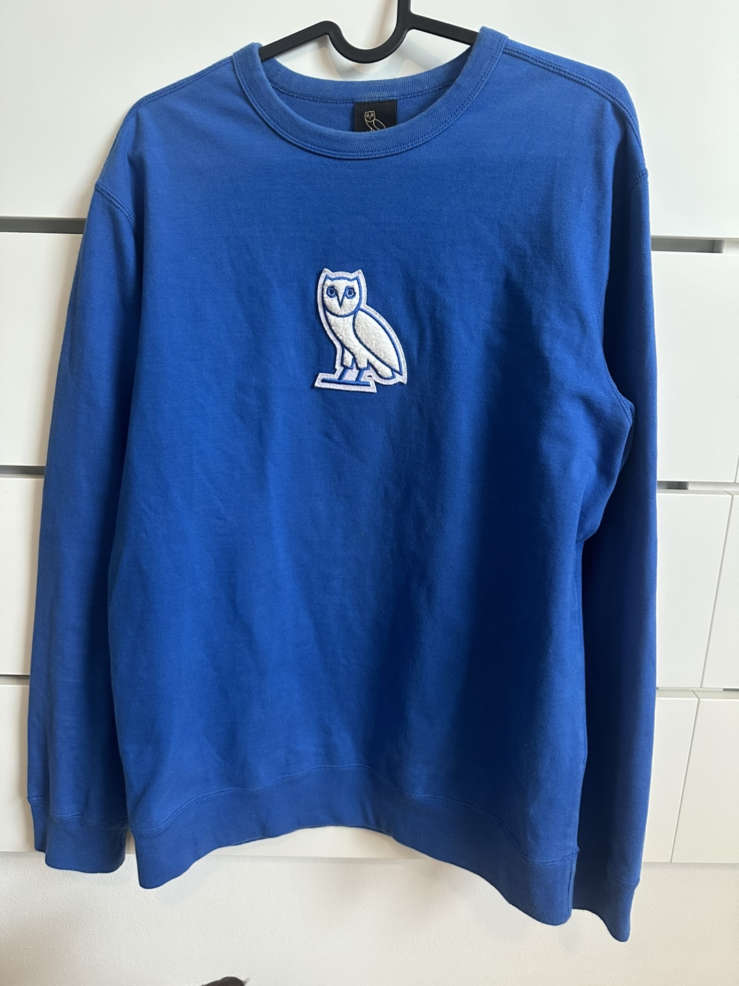 OVO Drake October's Very Own Sweatshirt Royal Blue Size SMALL