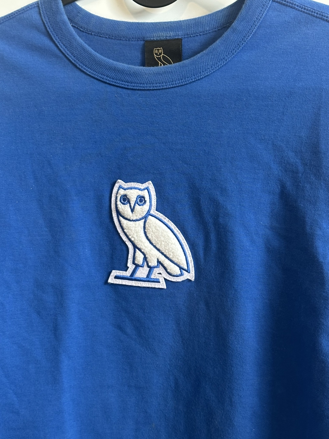 OVO Drake October's Very Own Sweatshirt Royal Blue Size SMALL - photo 3