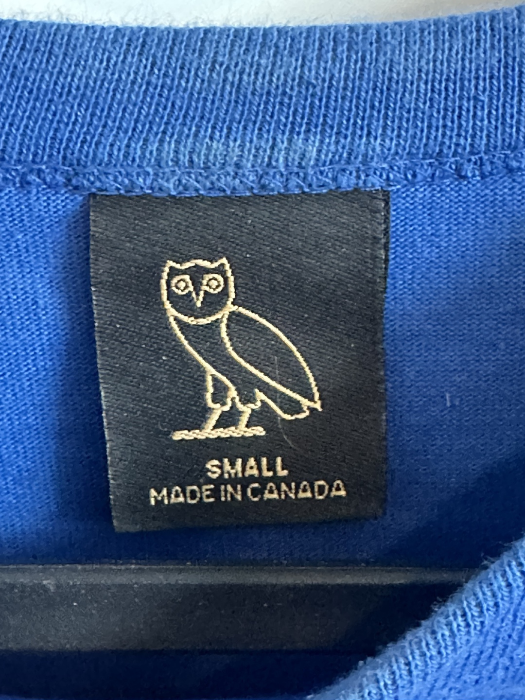 OVO Drake October's Very Own Sweatshirt Royal Blue Size SMALL - photo 4