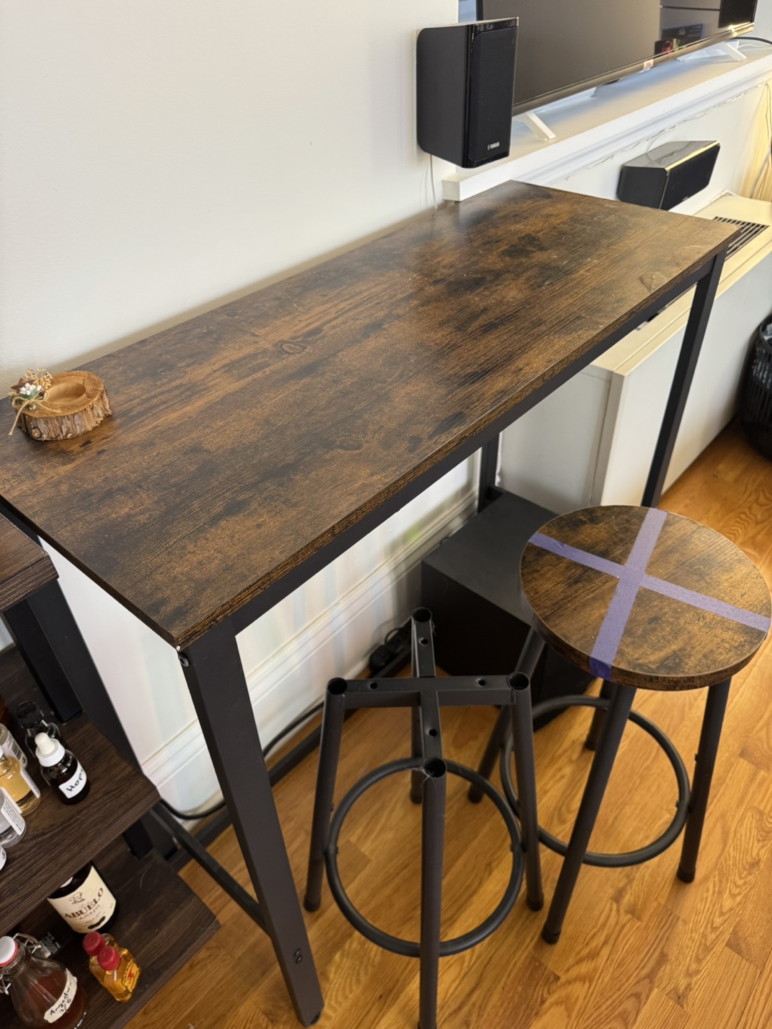 Counter Height Table with Two Stools