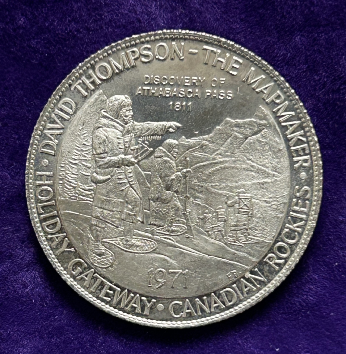 Vintage Jasper Canada Souvenir Dollar Coin