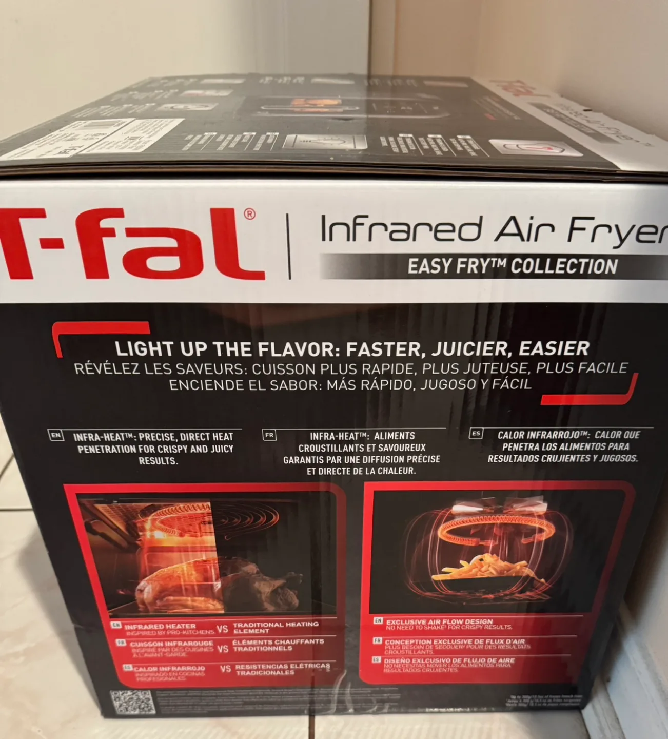 T-fal Easy Fry™ Collection Infrared Air Fryer image indicator(2)