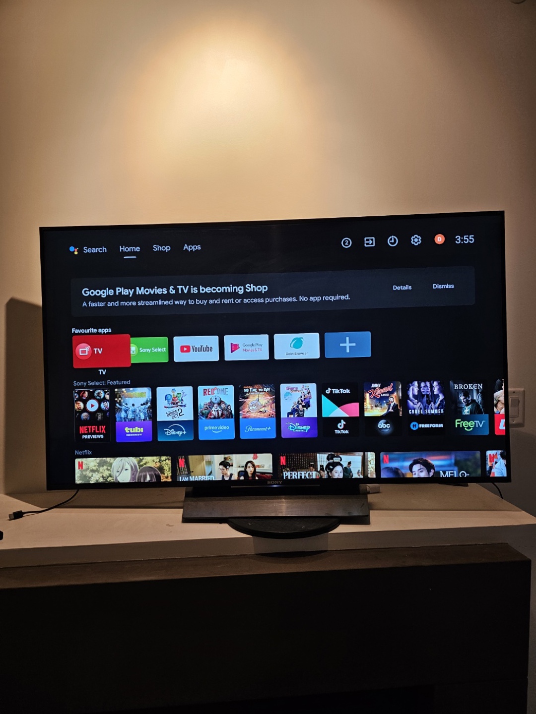 Sony 55-inch 4K Ultra HD Smart TV XBR55X850D