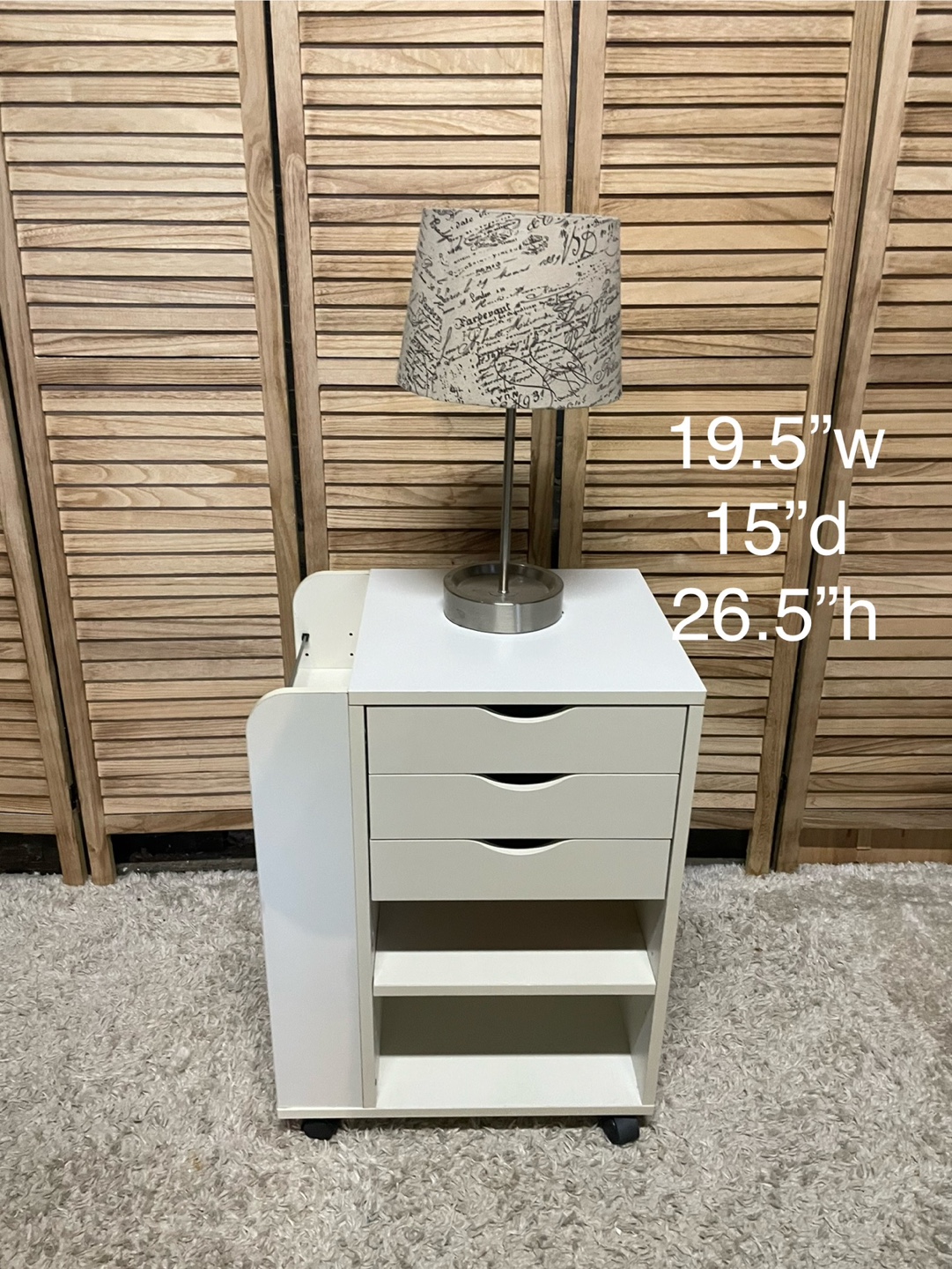 Craft Cart with Drawers and Shelves - photo 4