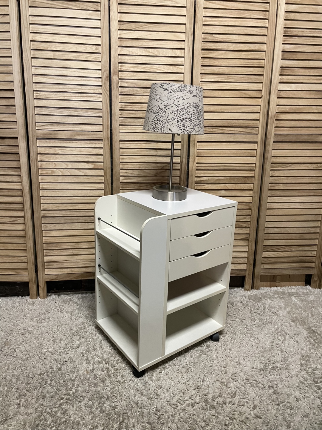 Craft Cart with Drawers and Shelves - photo 2