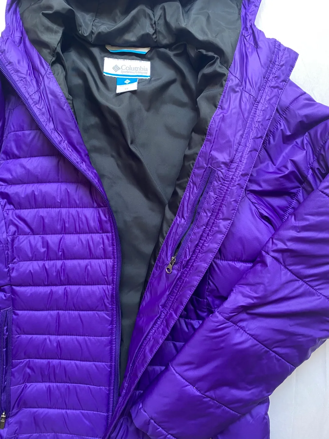 Columbia Women's Purple Puffer Jacket - Size XS image indicator(6)