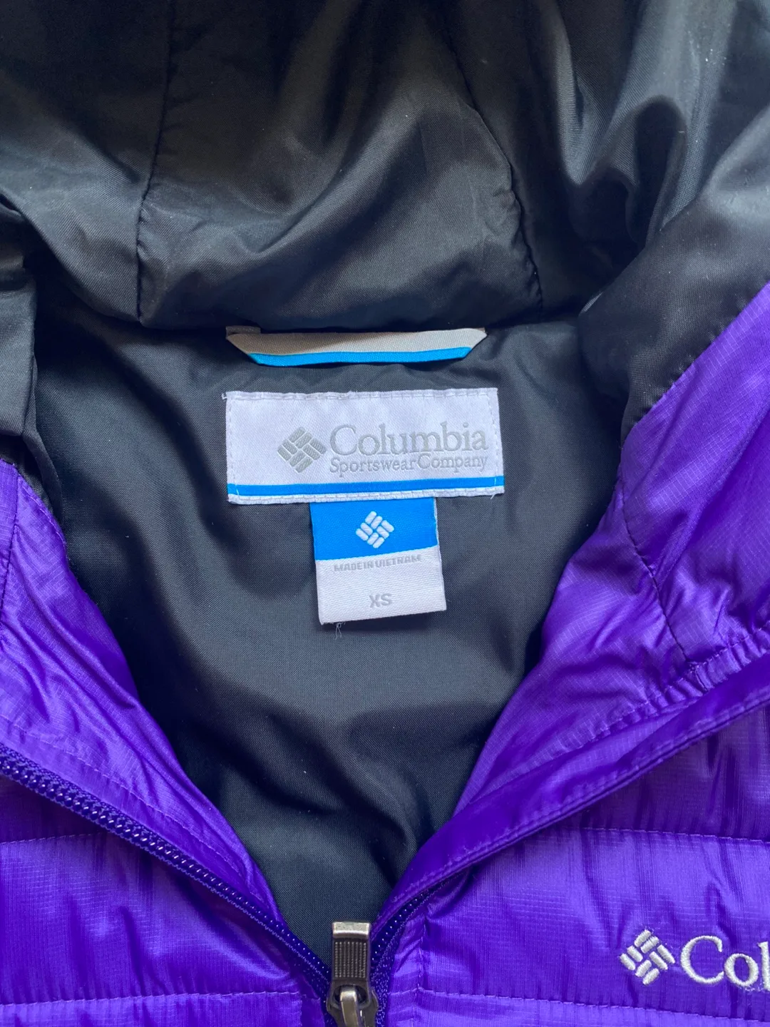 Columbia Women's Purple Puffer Jacket - Size XS image indicator(4)