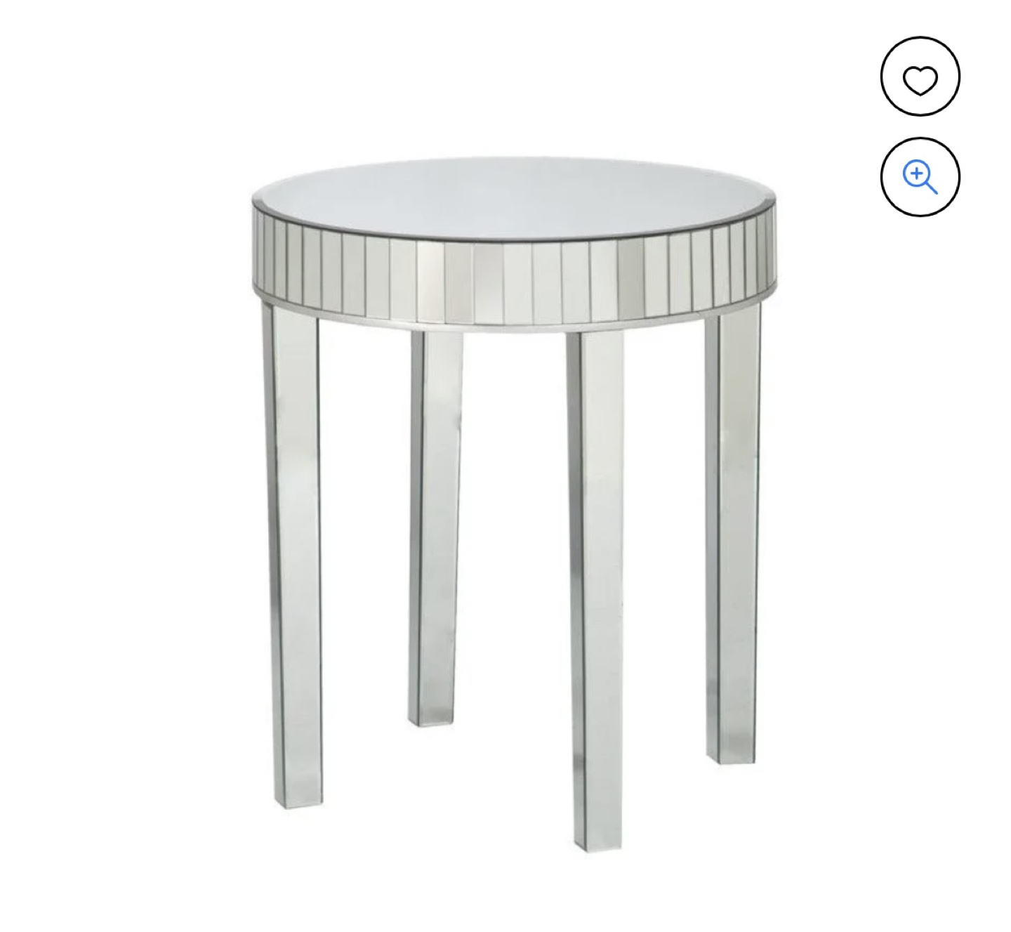 Mirrored Accent Table - photo 3
