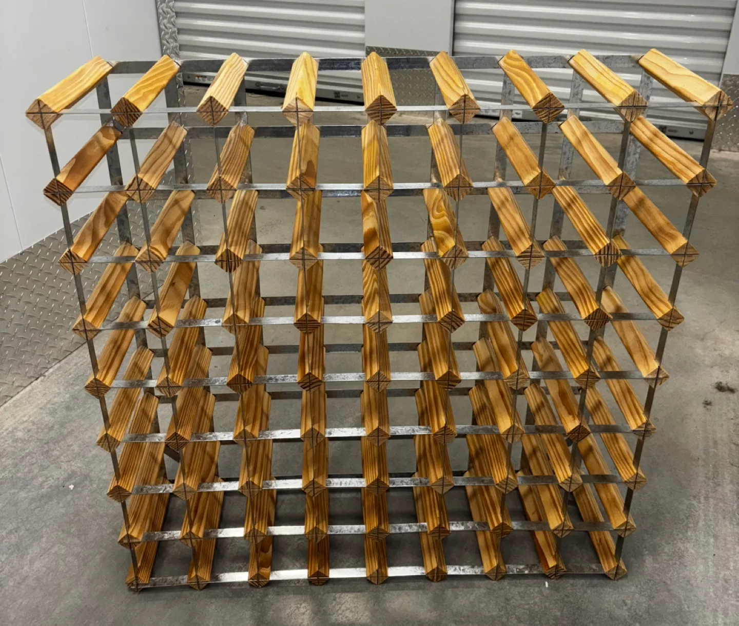 Wooden wine rack thumbnail