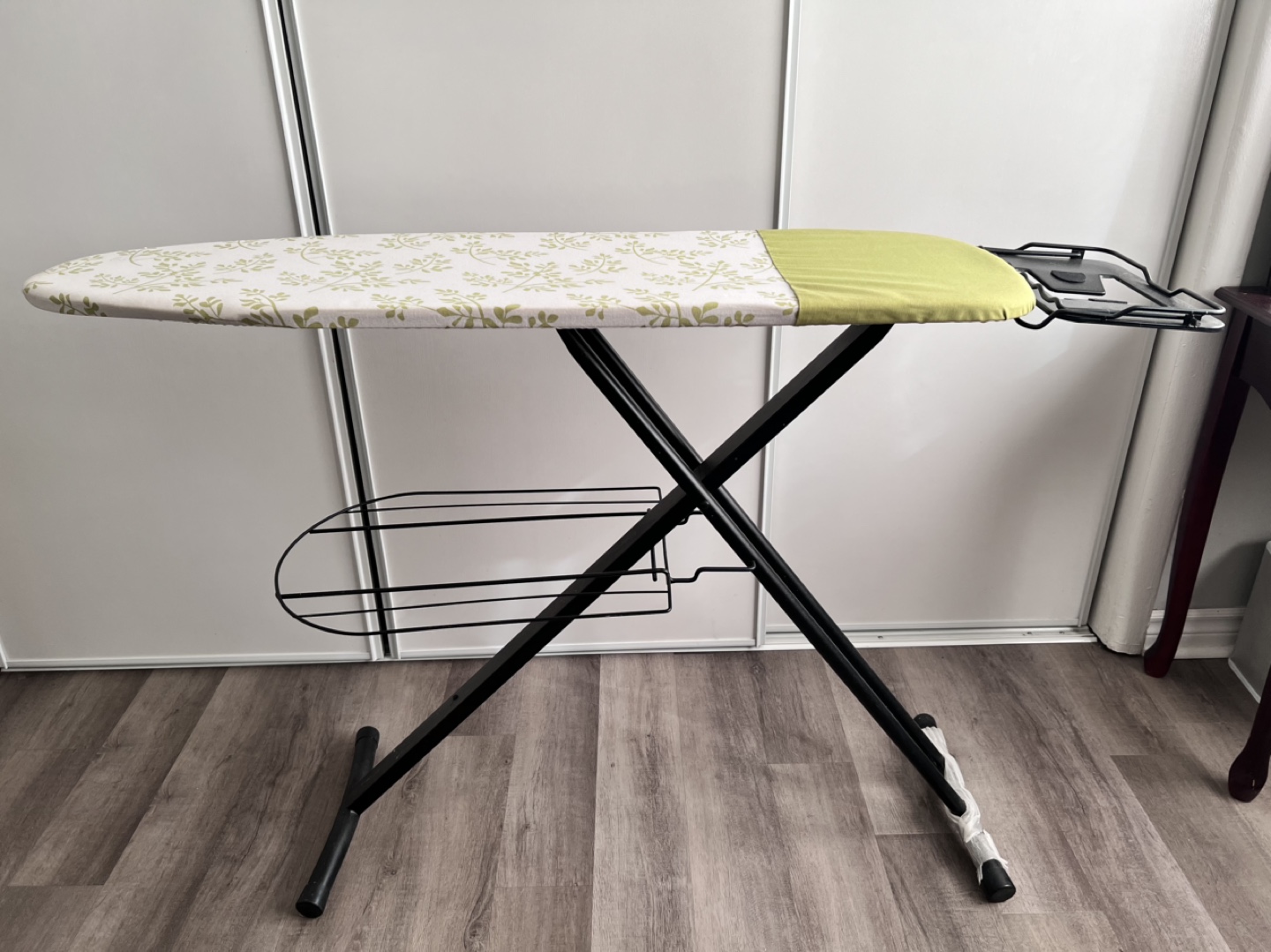 Moving Sale : Ironing Board with Leaf Design Cover