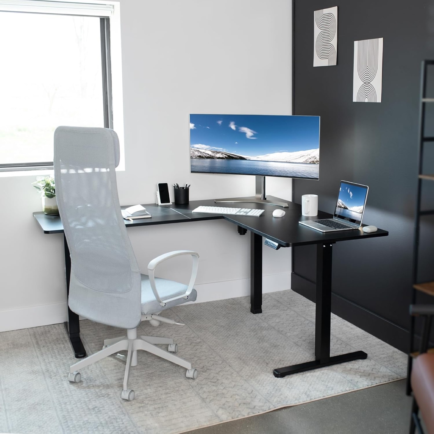 FlexiSpot L-Shaped Electric Standing Desk. Top Alone. - photo 4
