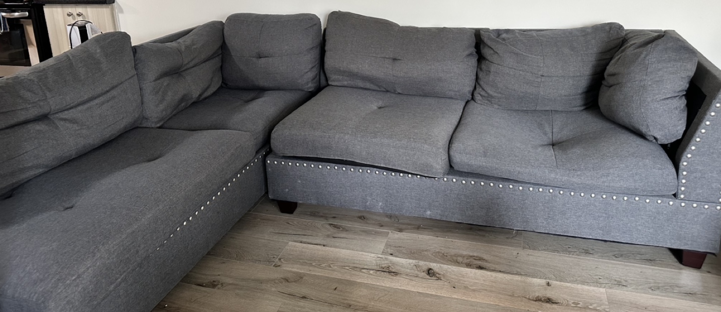 Grey Sectional Sofa - photo 3