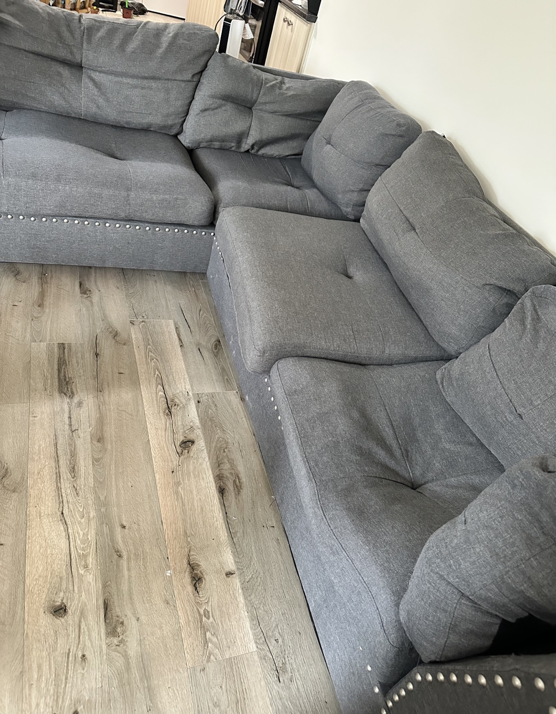 Grey Sectional Sofa - photo 5