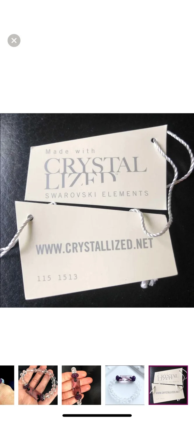 SPACE Swarovski Crystal Bracelet image indicator(5)