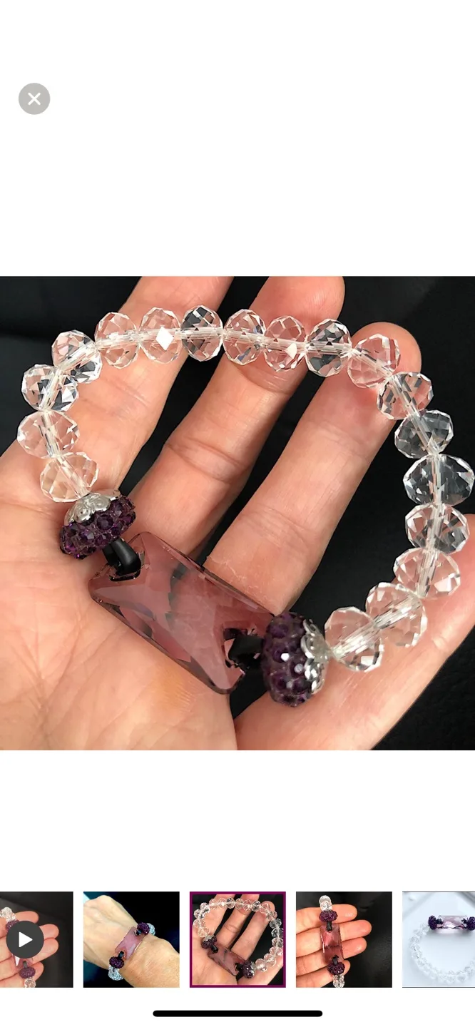 SPACE Swarovski Crystal Bracelet image indicator(3)