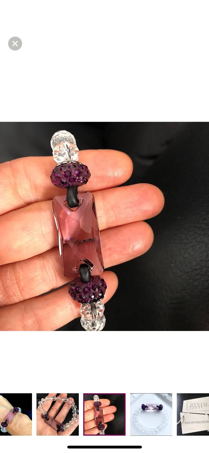 SPACE Swarovski Crystal Bracelet image indicator(4)