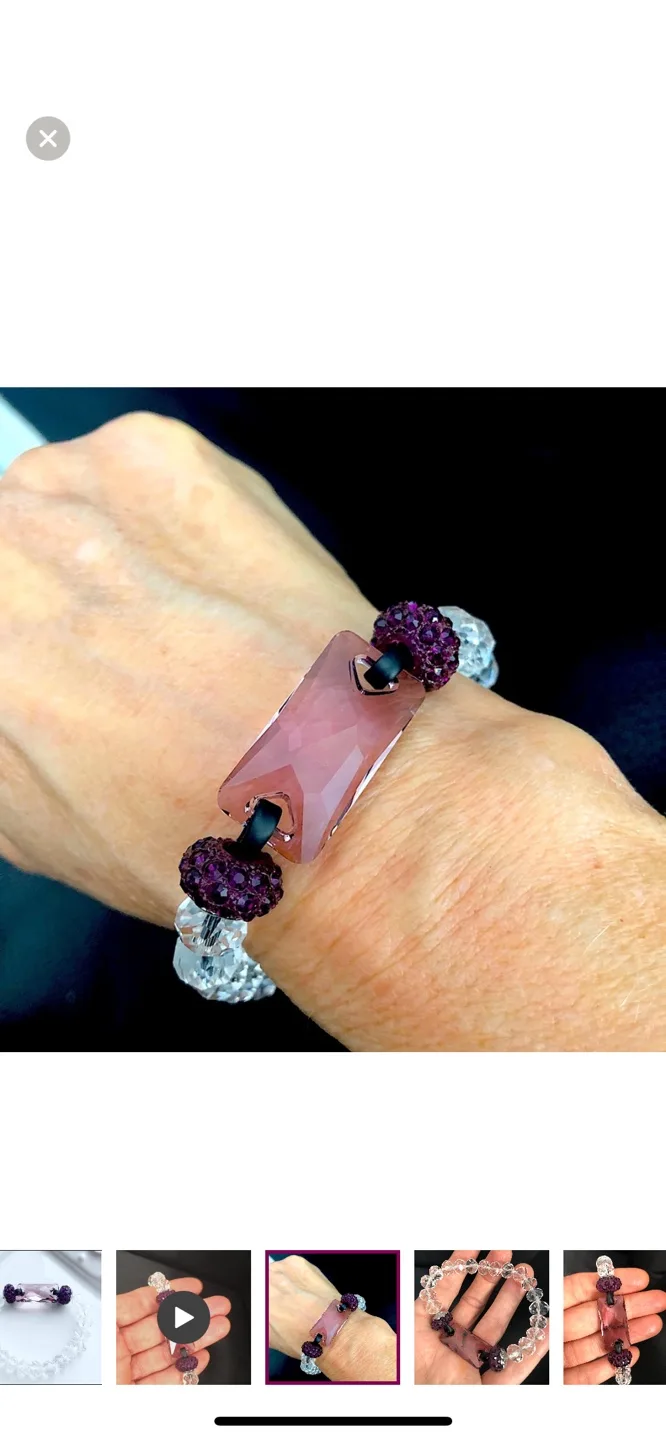 SPACE Swarovski Crystal Bracelet image indicator(2)