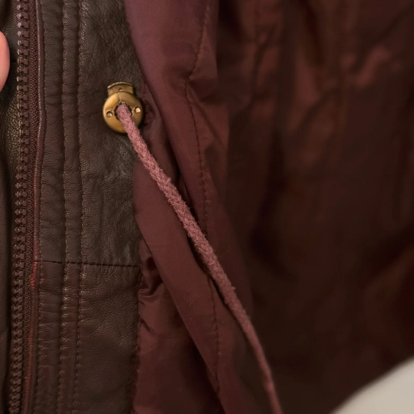 Vintage Genuine Leather Jacket Parka image indicator(5)