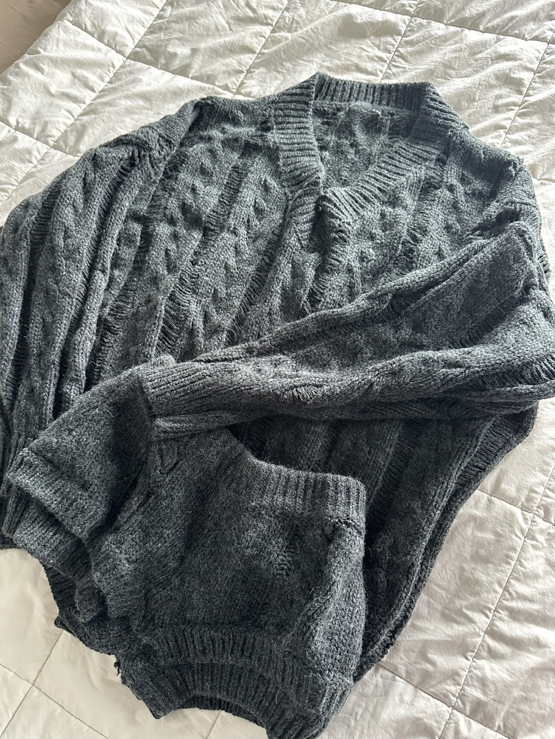 Cozy Cable Knit Cardigan and Shorts Set - photo 3