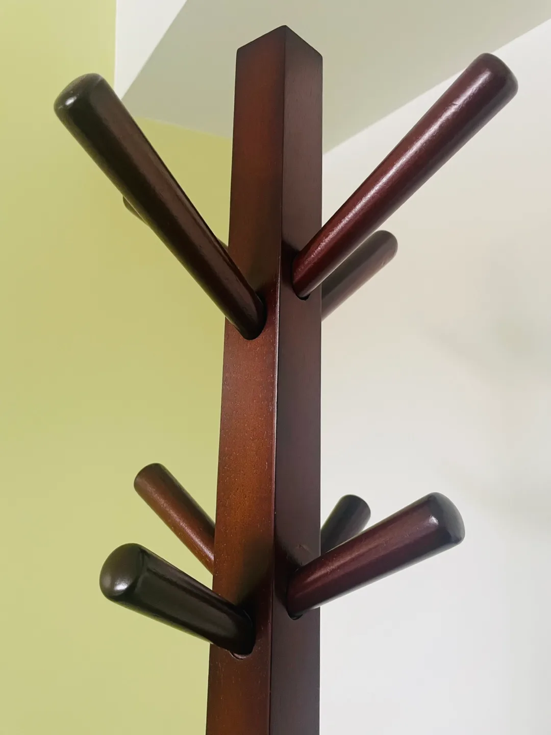 Dark Brown Wooden Coat Rack image indicator(3)