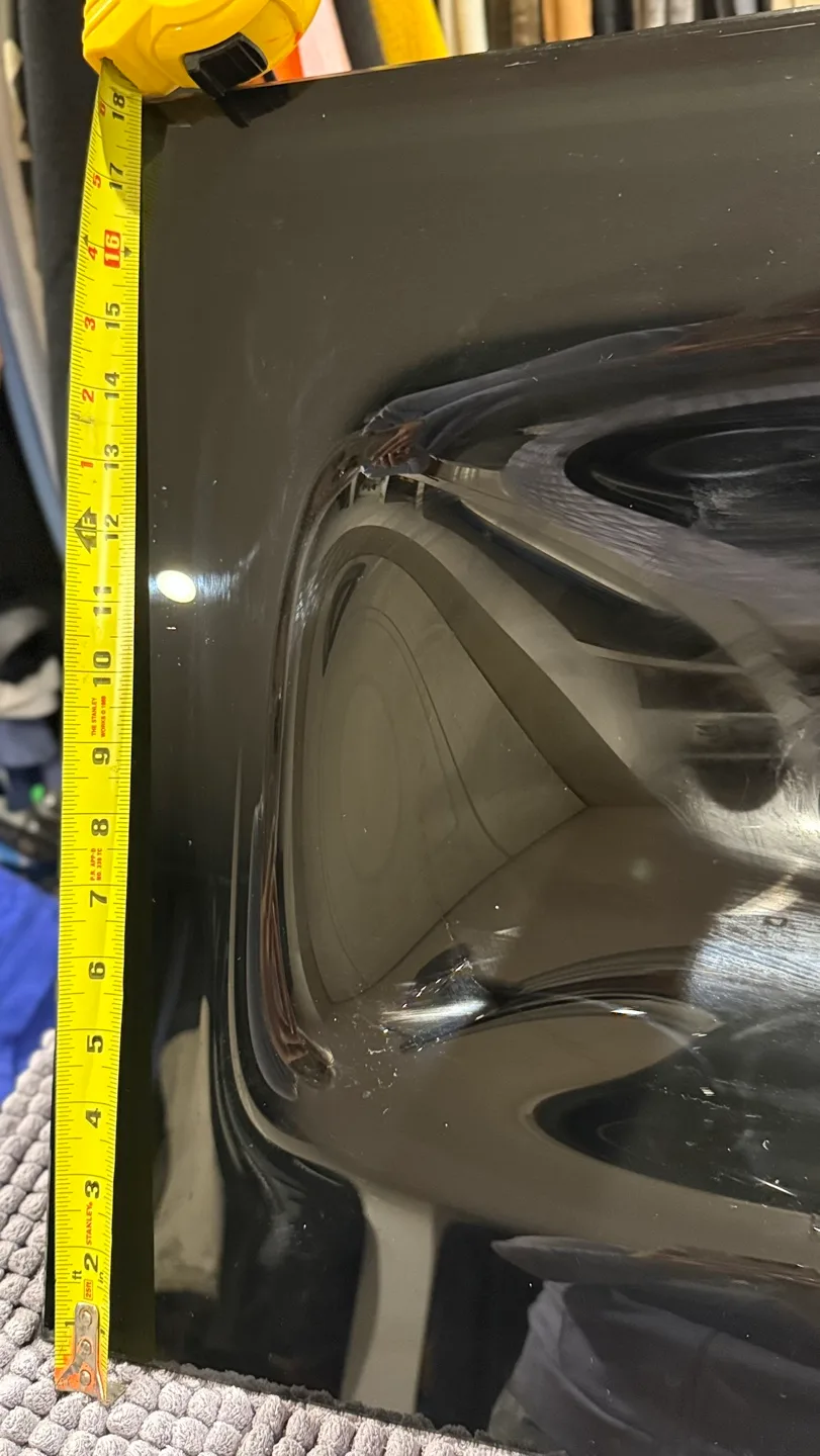 Black Glass Vessel Sink with Chrome Faucet image indicator(6)