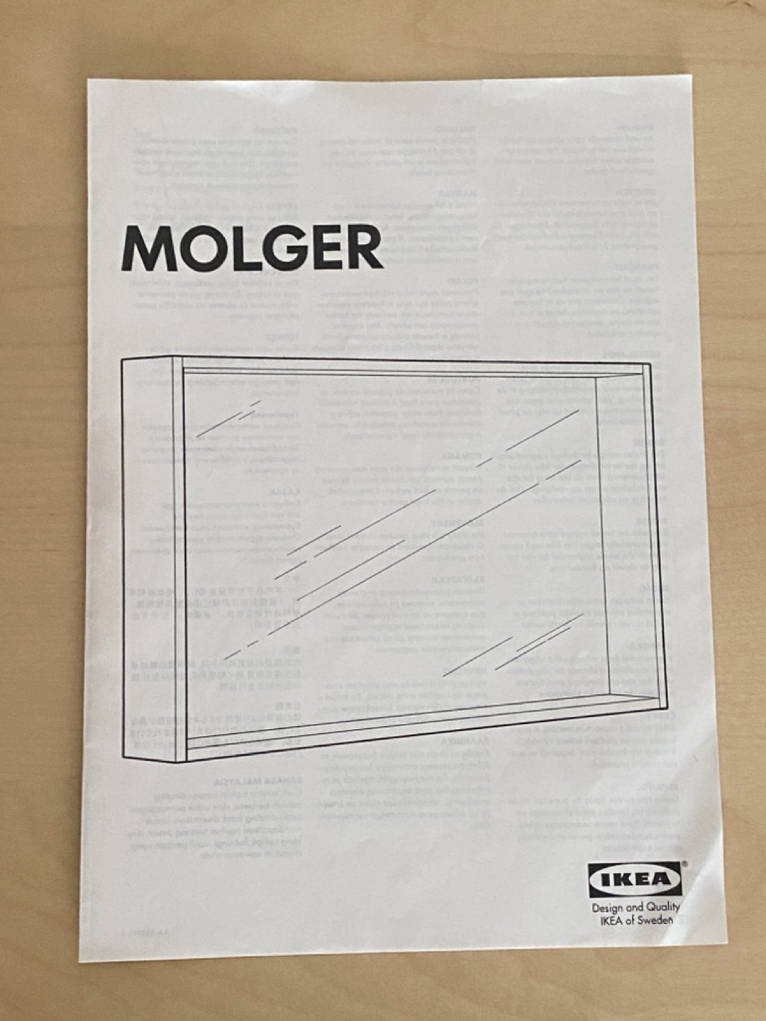 [Move-Out Sale] IKEA MOLGER Mirror - photo 3