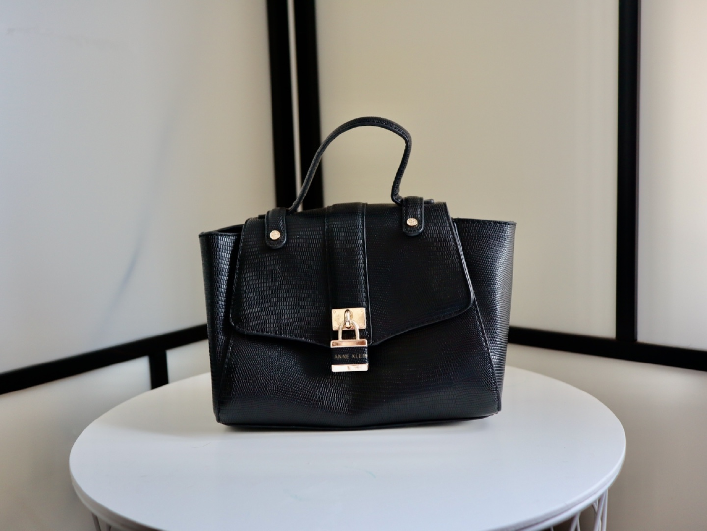 Anne Klein Black Handbag
