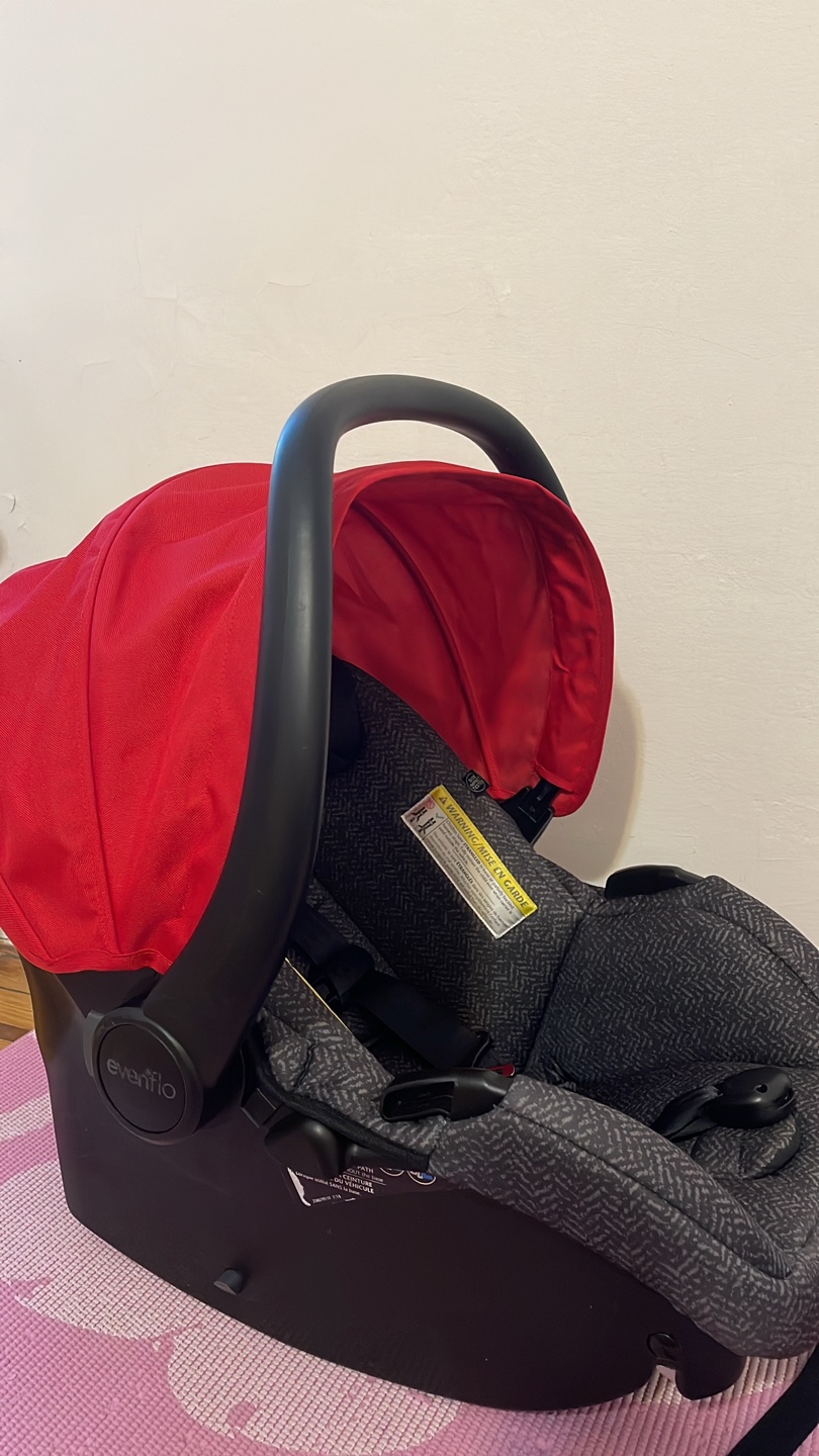 Evenflo Embrace Infant Car Seat - Red - photo 3