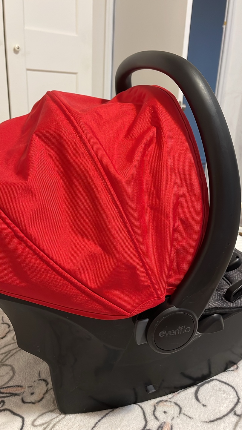 Evenflo Embrace Infant Car Seat - Red - photo 4