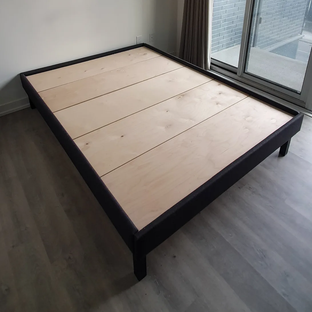 Full Platform Base Bed - Dark Grey (Great Condition) thumbnail