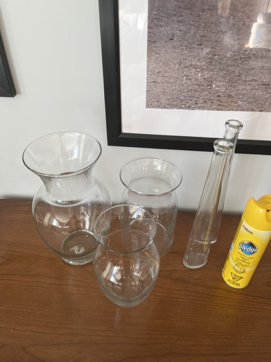 Set of 5 Glass Vases - photo 2