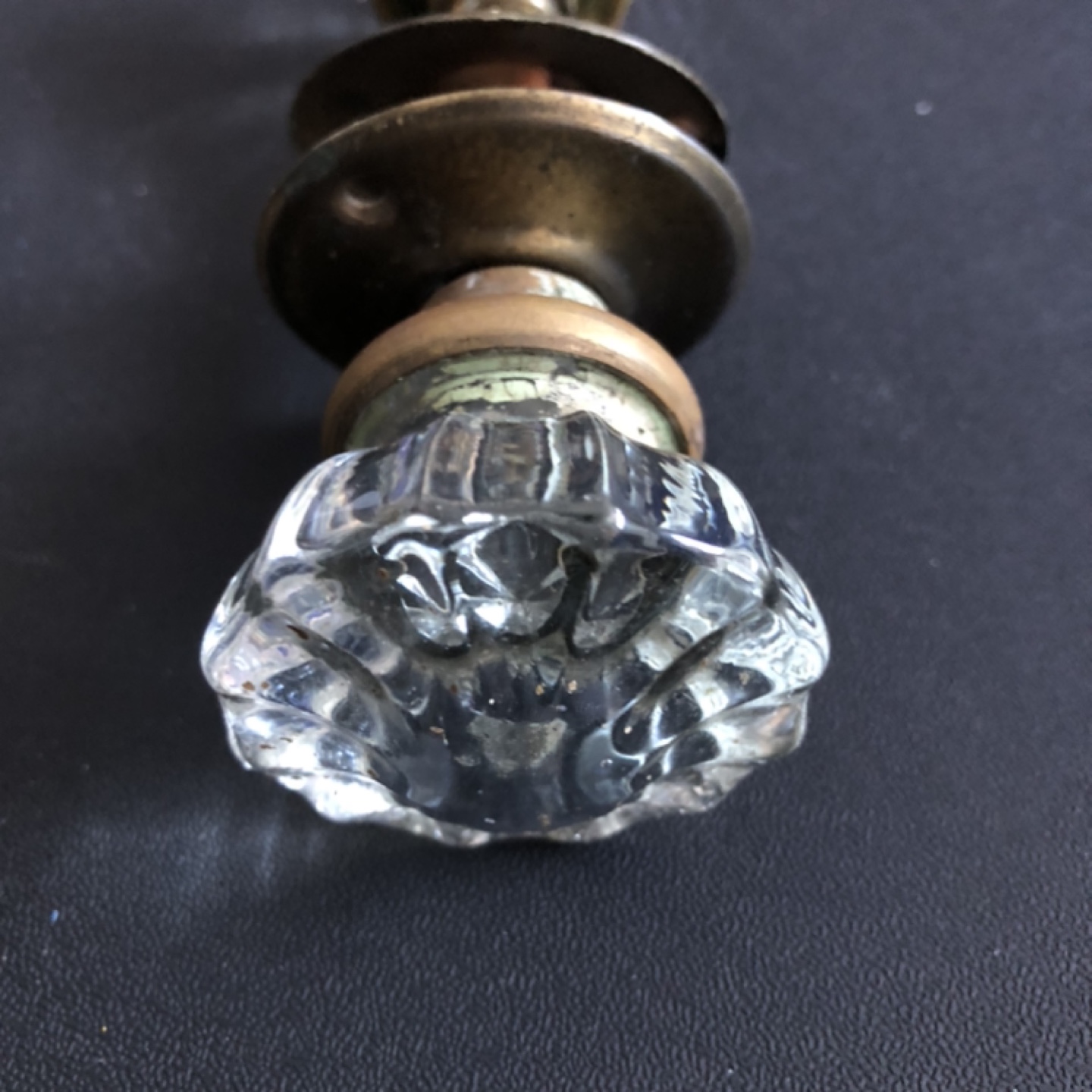 Antique Glass Door Knobs Set - photo 2