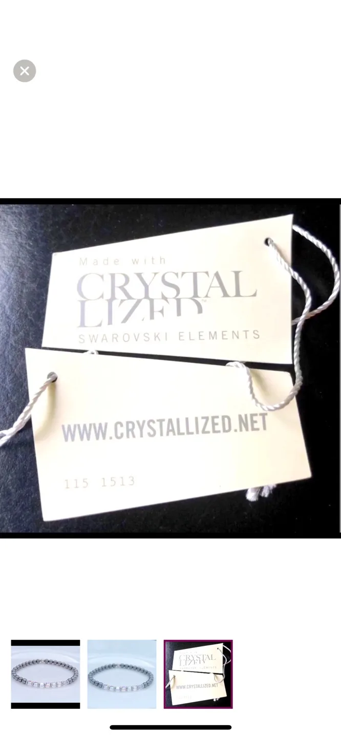 Swarovski Black Diamond Teardrop Earrings image indicator(4)