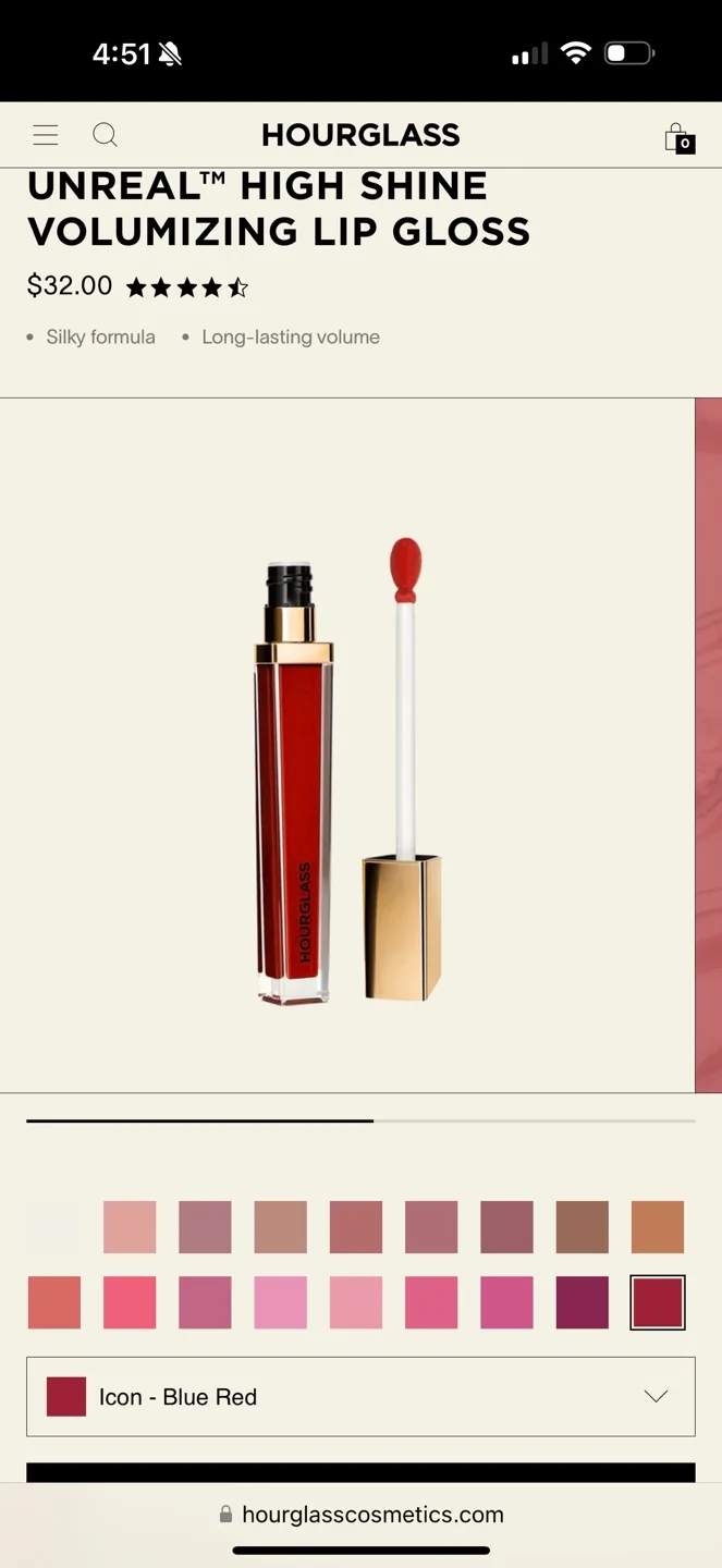 Hourglass High Shine Volumizing Lip Gloss image indicator(2)