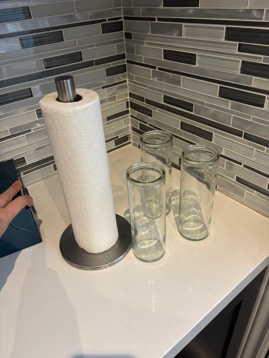 Set of 3 Glass Propagation Vases image indicator(3)