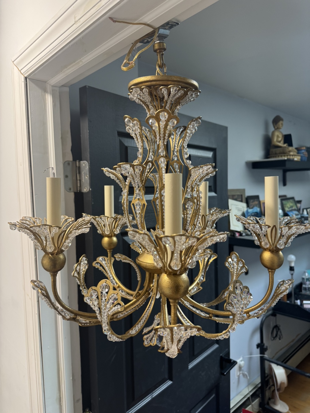 Gold Crystal Chandelier - photo 4