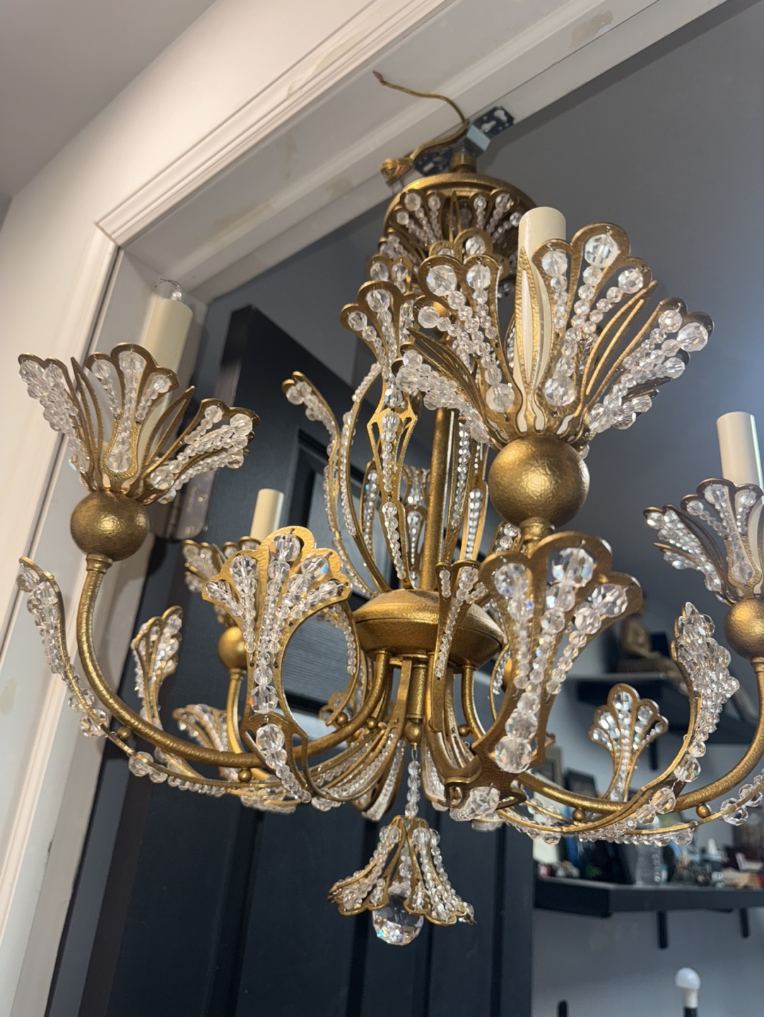 Gold Crystal Chandelier - photo 3