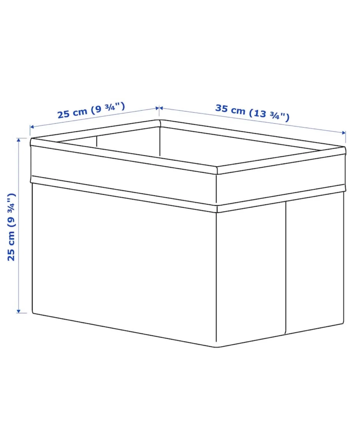 4 Black Fabric Storage Boxes image indicator(2)
