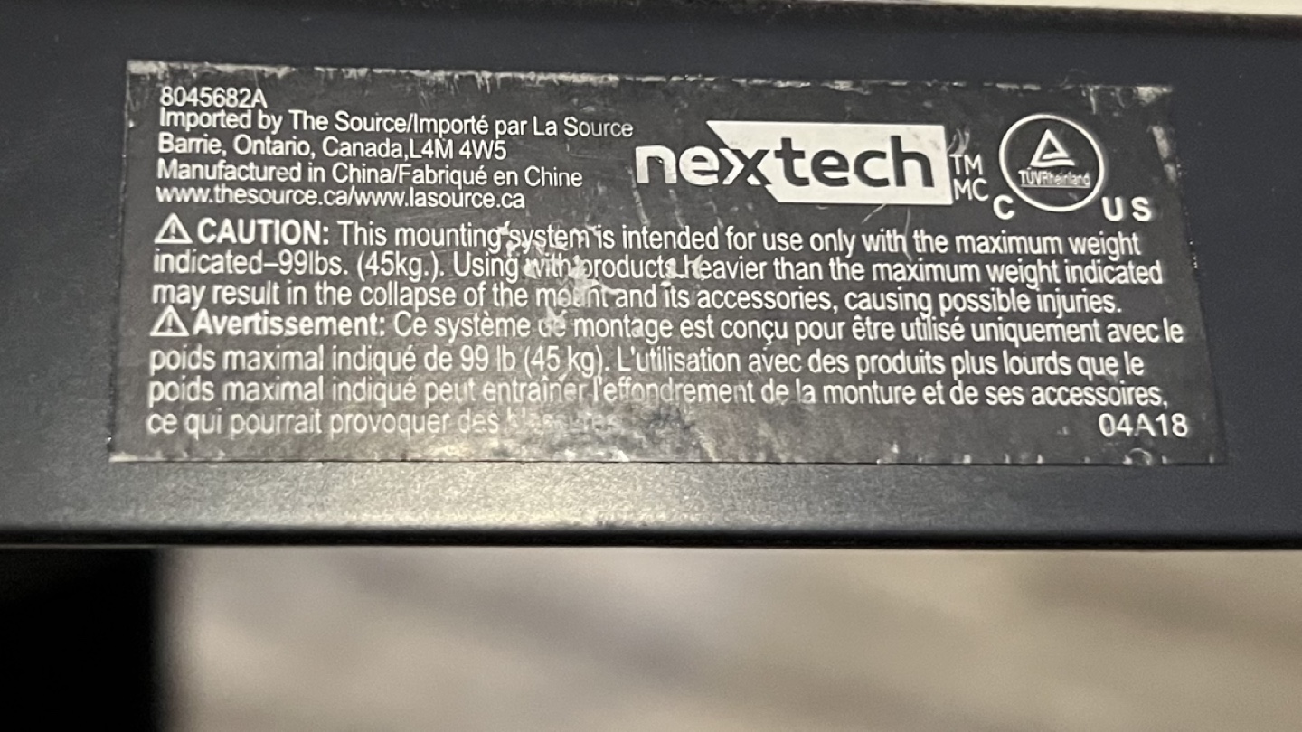 NextTech TV Wall Mount Bracket - photo 3