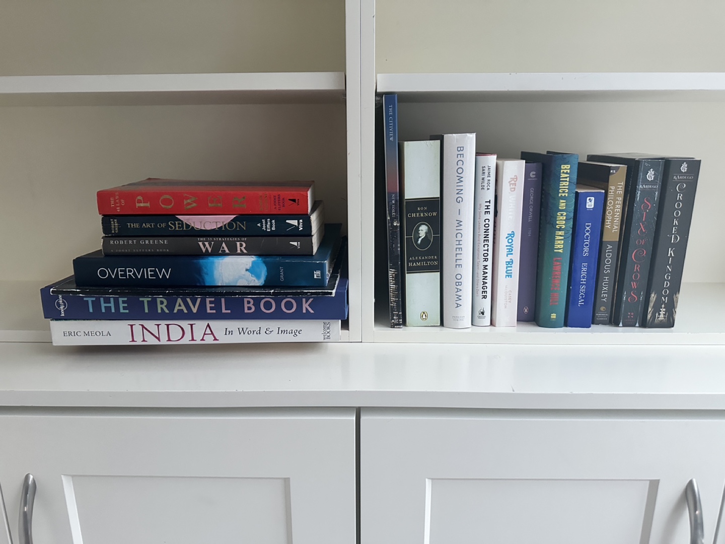 Stack of various books