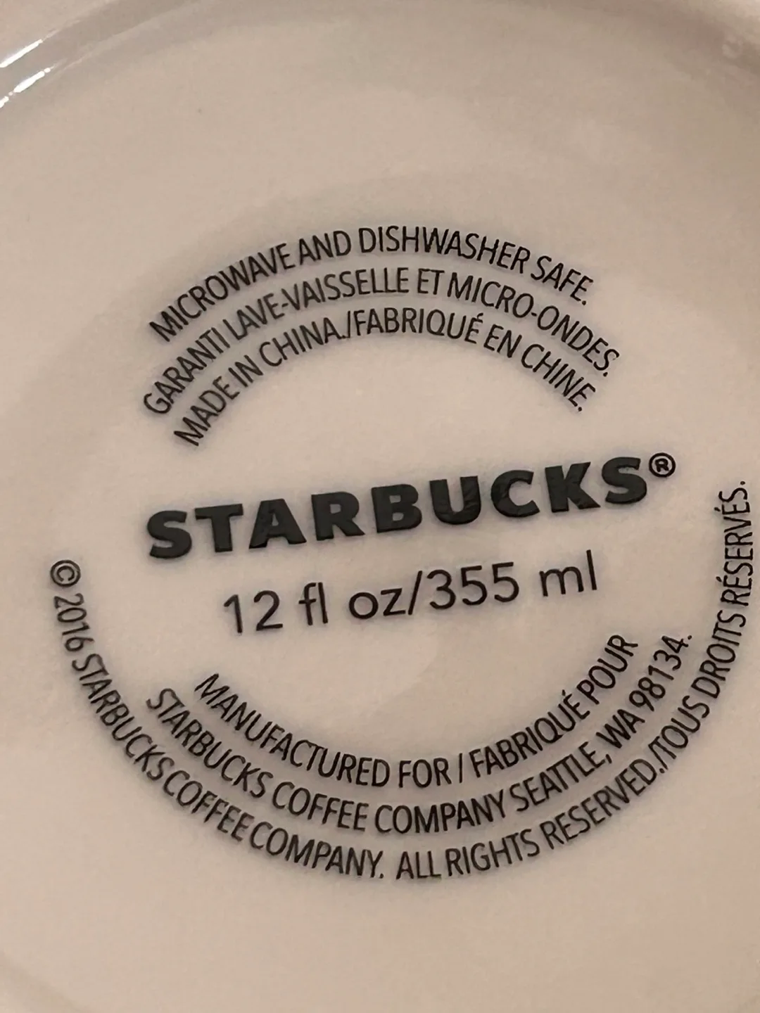 Starbucks Fox Mug - Red Holiday Design - 12 fl oz image indicator(4)