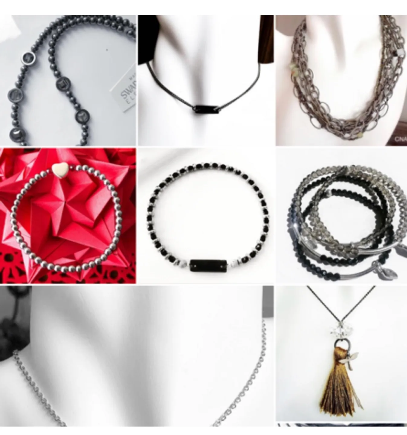 MAURA SWAROVSKI CRYSTAL NECKLACE image indicator(3)